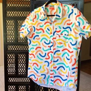 Mokuyobi Shirts - Mokuyobi colorful noodle Hawaiian shirt Mokuyobi Shirts - Mokuyobi colorful noodle Hawaiian shirt
